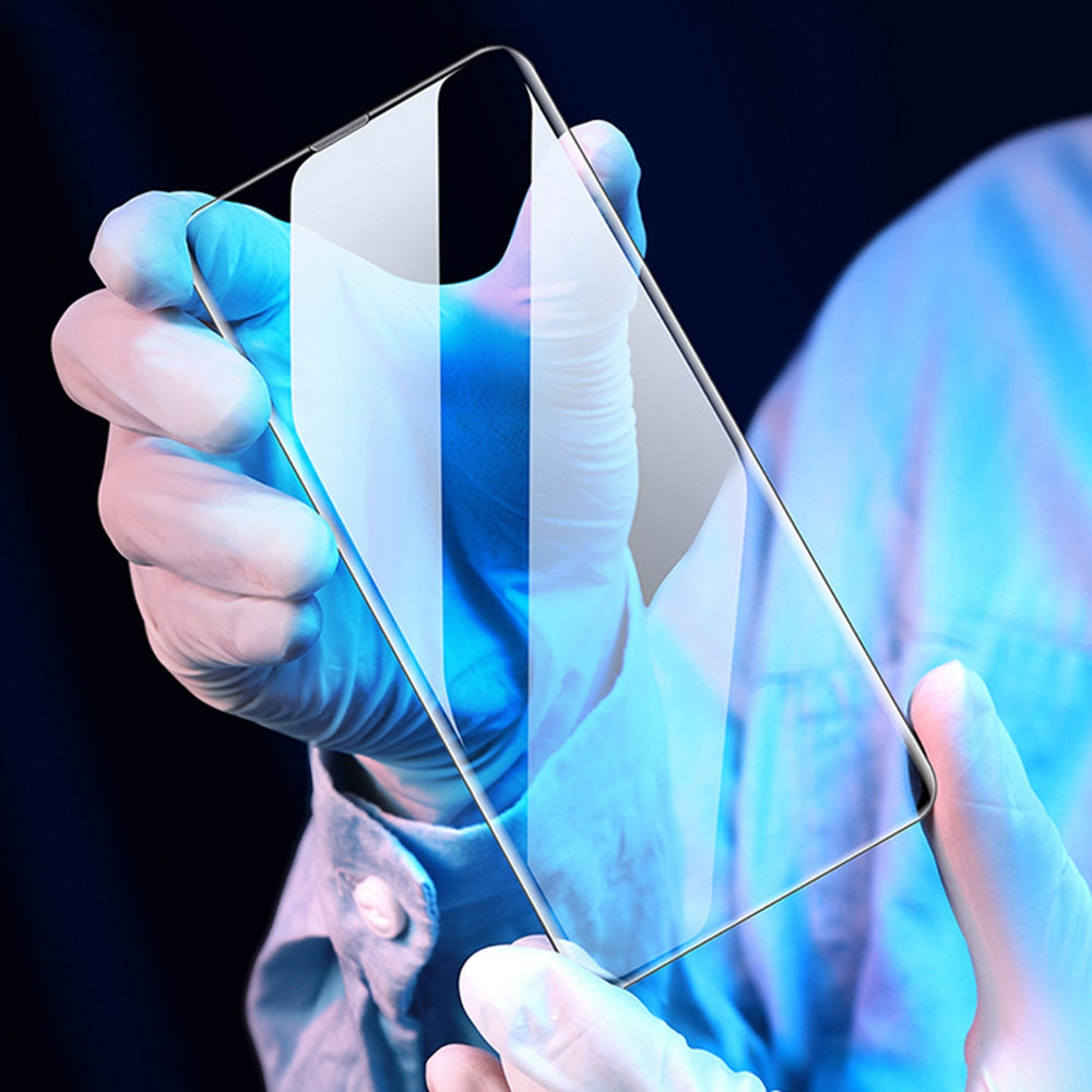 XUNDD For iPhone 14 Pro 6.1 inch Tempered Glass Full Screen Protector Anti-explosion HD Clear Film with Dust-proof Net and Installation Tool