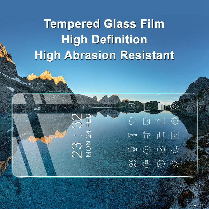 IMAK H Series Full Glue Screen Protector for OnePlus Ace Pro 5G / 10T 5G, Anti-scratch HD 9H Hardness Tempered Glass Film