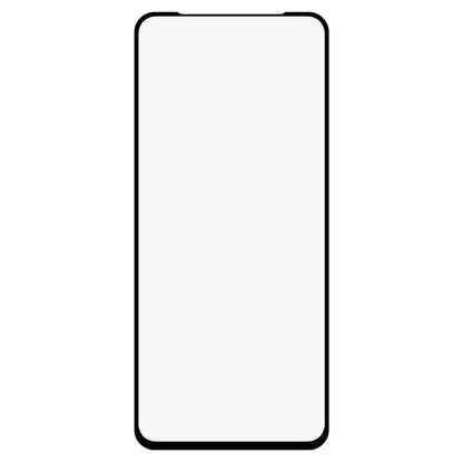 For Infinix Hot 10T 9D Tempered Glass Film, Full Covering Silk Printing Side Glue Anti-explosion Screen Protector