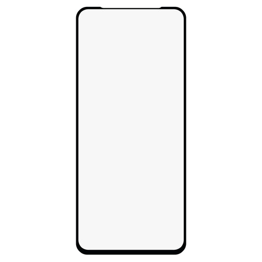 For Infinix Hot 10T 9D Tempered Glass Film, Full Covering Silk Printing Side Glue Anti-explosion Screen Protector