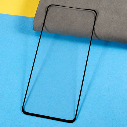 For Infinix Hot 10T 9D Tempered Glass Film, Full Covering Silk Printing Side Glue Anti-explosion Screen Protector