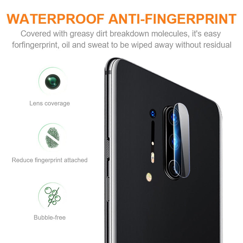 AMORUS For OnePlus 8 Pro HD Clear Camera Lens Protector Scratch-Resistant Tempered Glass Anti-explosion Lens Film