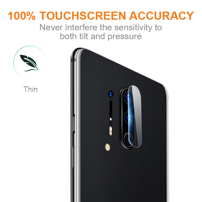 AMORUS For OnePlus 8 Pro HD Clear Camera Lens Protector Scratch-Resistant Tempered Glass Anti-explosion Lens Film