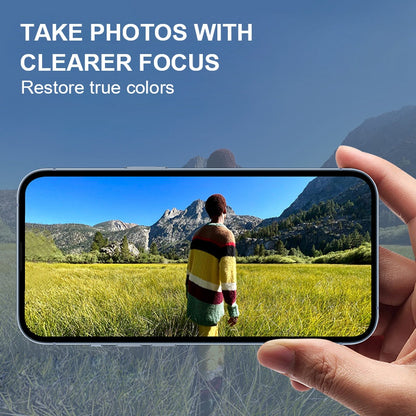 AMORUS For OnePlus 8 Pro HD Clear Camera Lens Protector Scratch-Resistant Tempered Glass Anti-explosion Lens Film