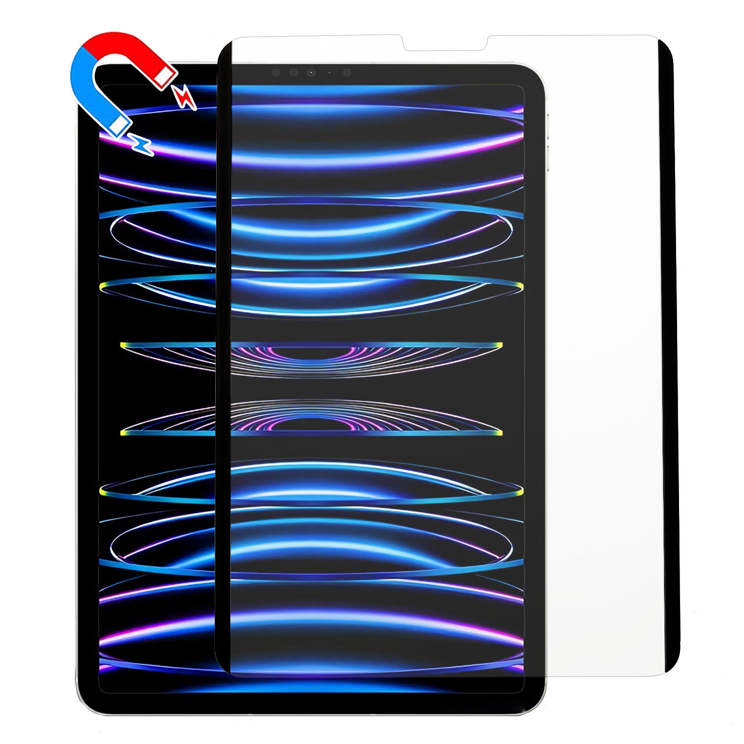 For iPad Pro 11 (2022) / (2021) / (2020) / (2018) / iPad Air (2022) / (2020) Magnetic Paper-like Screen Protector PVC Writing Drawing Screen Film