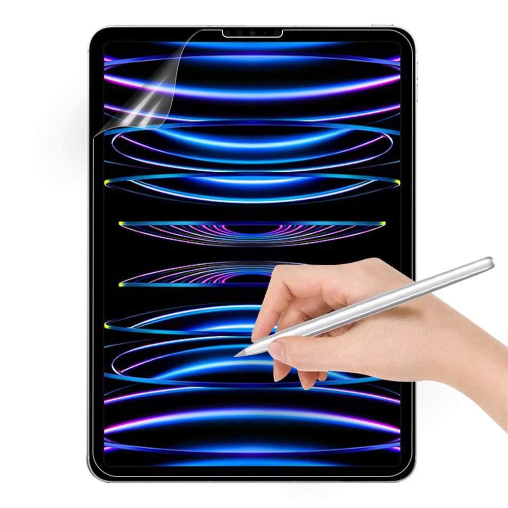 For iPad Pro 11 (2022) / (2021) / (2020) / (2018) / iPad Air (2022) / (2020) Write Like Paper Screen Protector PET Full Cover HD Clear Paper-like Drawing Film