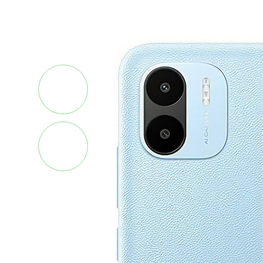 1 Set Flexible Soda-lime Glass Camera Lens Protector for Xiaomi Redmi A1 4G, HD Clear Scratch Resistant Phone Rear Lens Film