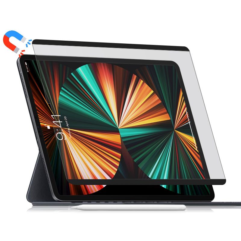 For iPad Pro 12.9 (2022)  /  (2021)  /  (2020) Paper-like Screen Protector Paper-feel Magnetic Absorption Detachable Drawing Writing PVC Film