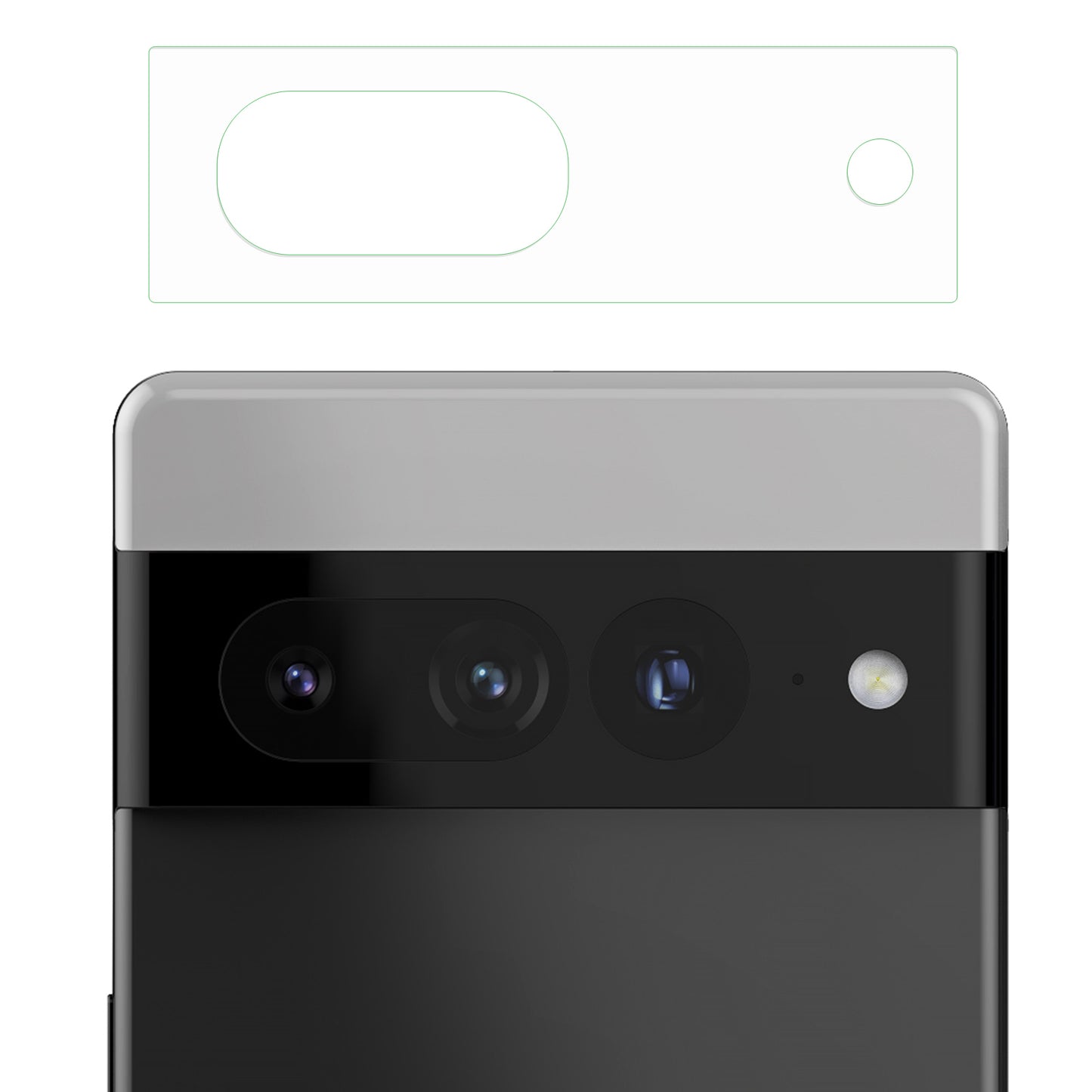 For Google Pixel 7 Pro 5G Camera Lens Protector High Definition Tempered Glass Anti-scratch Back Lens Film