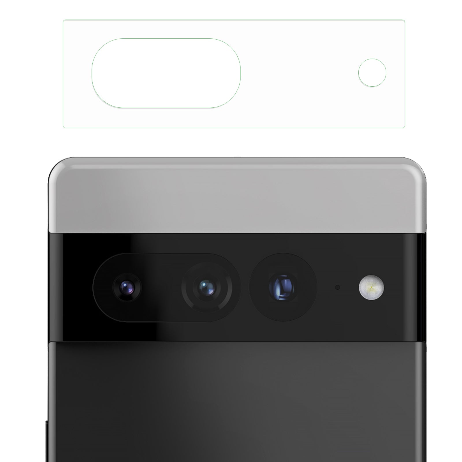 For Google Pixel 7 Pro 5G Camera Lens Protector High Definition Tempered Glass Anti-scratch Back Lens Film
