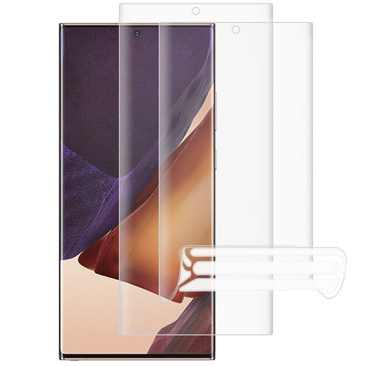 2Pcs For Samsung Galaxy Note20 Ultra / Note20 Ultra 5G Hydrogel Protective Film, Transparent TPU Full Coverage Screen Protector Film