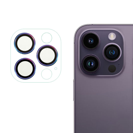 RURIHAI Phone Rear Camera Lens Protector For iPhone 14 Pro / 14 Pro Max Hard Metal + Acrylic Anti-scratch HD Clear Lens Film