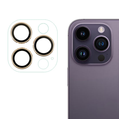 RURIHAI Phone Rear Camera Lens Protector For iPhone 14 Pro / 14 Pro Max Hard Metal + Acrylic Anti-scratch HD Clear Lens Film