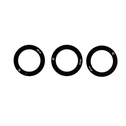 3pcs OEM Camera Rim Lens Ring with Glass Lens Part for Samsung Galaxy S21+ 5G G996 / S21 5G G990