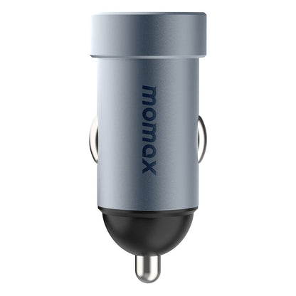 MOMAX UC12 20W Dual Port Car Charger PD 3.0 QC 3.0 Mini Cigarette Lighter Adapter