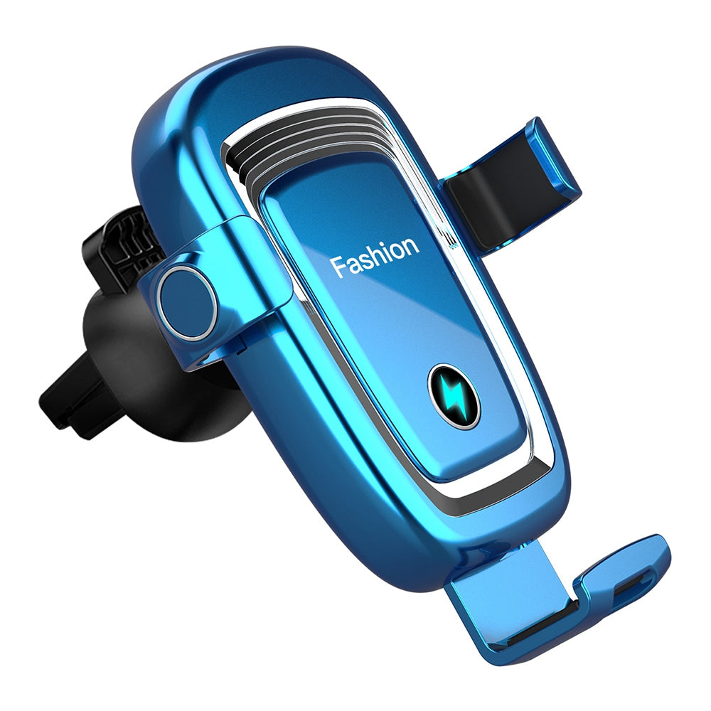 S19 15W Wireless Phone Charger Car Air Vent Holder Mount Gravity Sensing Auto Clamping Phone Stand Holder Qi Wireless Fast Charger