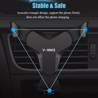 V-MMS Car Air Outlet Mount Gravity Phone Holder Y-Shape Air Vent Cellphone Bracket