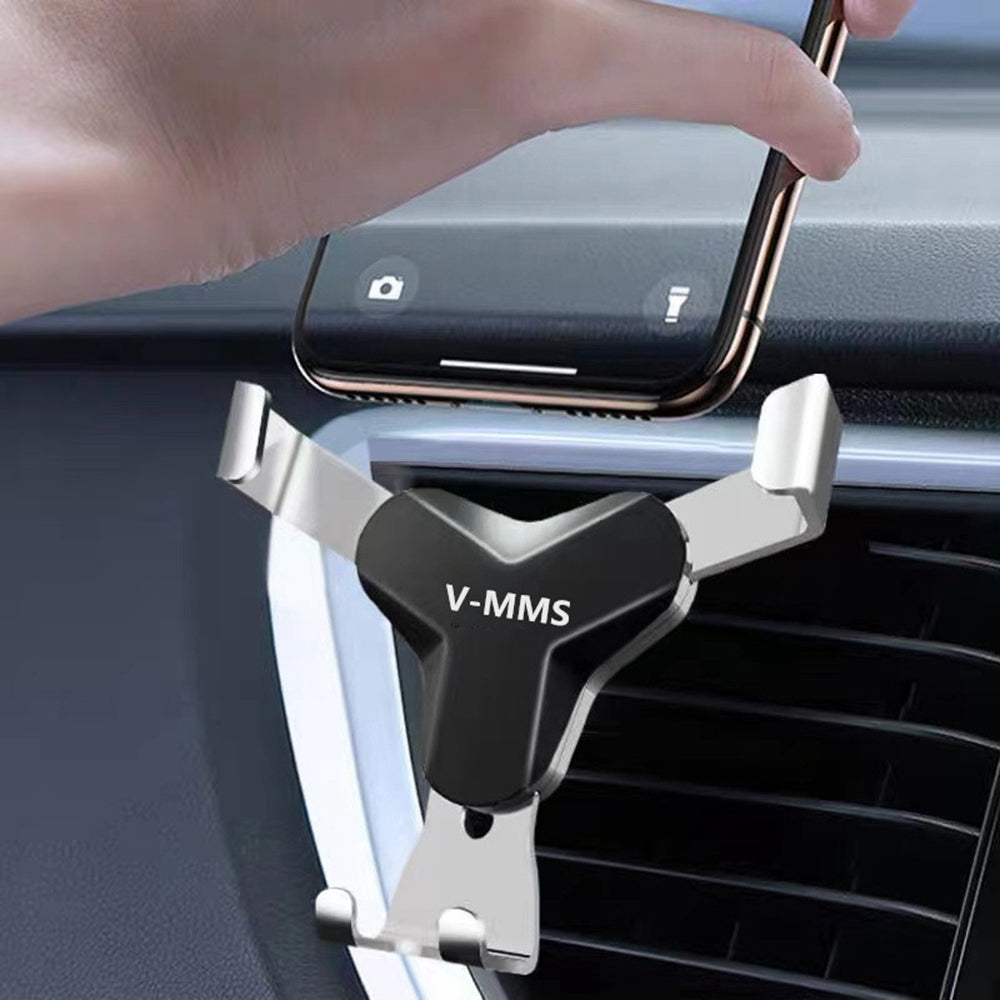 V-MMS Car Air Outlet Mount Gravity Phone Holder Y-Shape Air Vent Cellphone Bracket