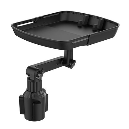 Car Meal Table Beverage Food Tray Mobile Phone Holder Rotatable Telescopic Car Cup Holder Mount Tray