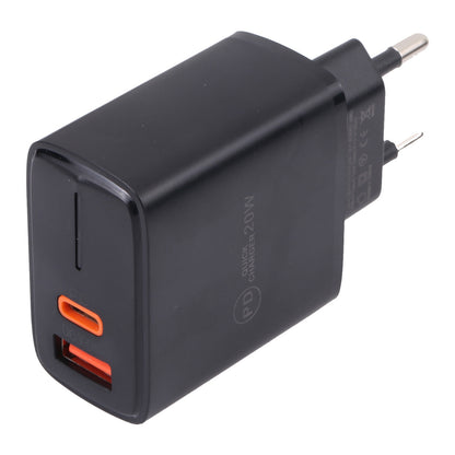 LZ-1130 PD 20W Type-C+QC 3.0 USB Fast Charger Power Adapter Portable Charging Block