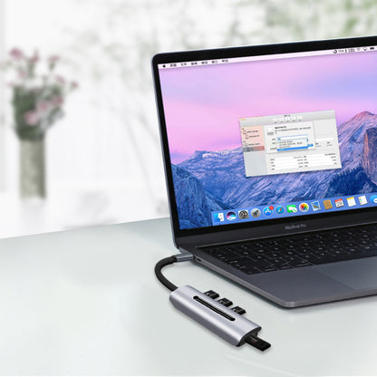 Type C*2 to USB3.0/F*4 (4 in 1 Docking Station)
