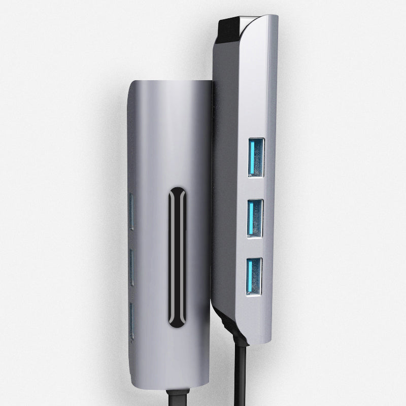 Type C*2 to USB3.0/F*4 (4 in 1 Docking Station)
