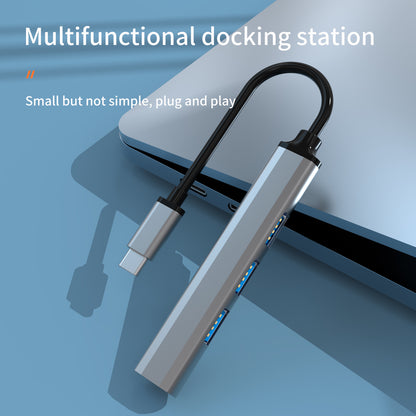 U4-C USB C Hub 3xUSB 3.0+USB 2.0 Convertor Portable Data Transfer Type C Hub Adapter Applicable for Notebook PC/Laptop/USB Flash Drives/Mobile HDD/Mouse