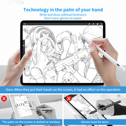 MUTURAL Palm Rejection Capacitive Stylus Pen Touch Screen Smart Pen for iPad Pro 11-inch (2021)/12.9-inch (2021)