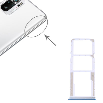 OEM Dual SIM Card + TF Card Tray Holder Replacement (without Logo) for Xiaomi Redmi Note 10 4G M2101K7AI/M2101K7AG