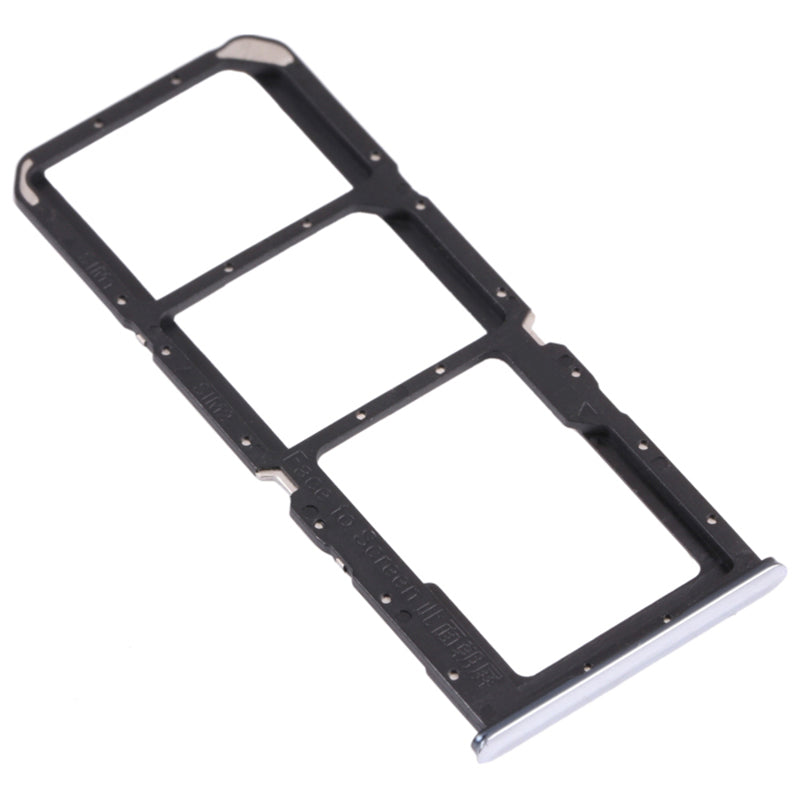 For Oppo A74 5G CPH2197, CPH2263 Dual SIM Cards + Single SD Card Tray Holder Replacement (without Logo)