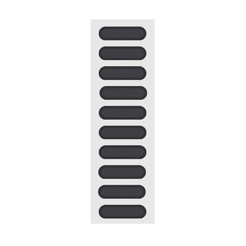 10Pcs / Set 15 x 4.5cm Mobile Phone Dustproof Net Stickers Speaker Mesh Protector Anti Dust Adhesive Dust Sticker Universal Phone Trumpet Net Accessories