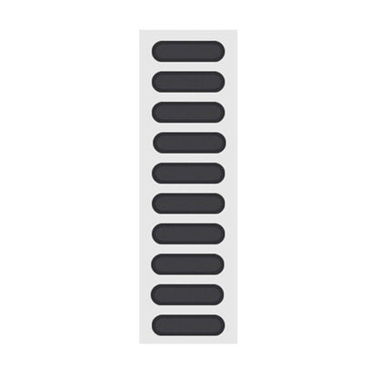 10Pcs / Set 15 x 4.5cm Mobile Phone Dustproof Net Stickers Speaker Mesh Protector Anti Dust Adhesive Dust Sticker Universal Phone Trumpet Net Accessories