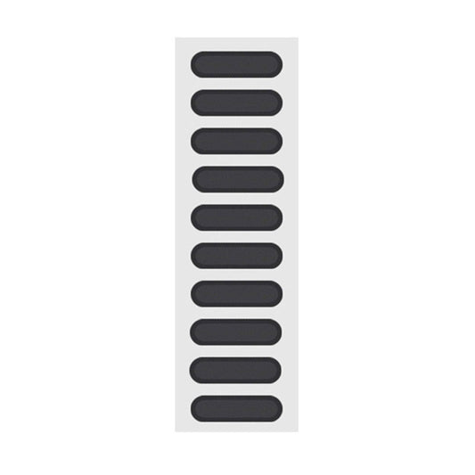 10Pcs / Set 15 x 4.5cm Mobile Phone Dustproof Net Stickers Speaker Mesh Protector Anti Dust Adhesive Dust Sticker Universal Phone Trumpet Net Accessories