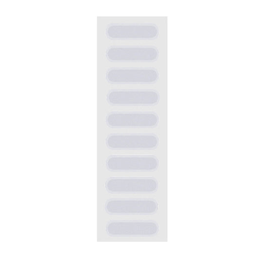 10Pcs / Set 15 x 4.5cm Mobile Phone Dustproof Net Stickers Speaker Mesh Protector Anti Dust Adhesive Dust Sticker Universal Phone Trumpet Net Accessories