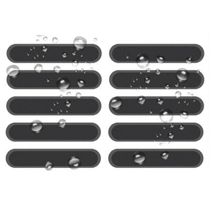10Pcs / Set 15 x 4.5cm Mobile Phone Dustproof Net Stickers Speaker Mesh Protector Anti Dust Adhesive Dust Sticker Universal Phone Trumpet Net Accessories