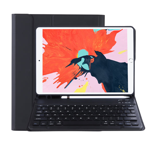Bluetooth Keyboard Leather Stand Tablet Shell Case for iPad Pro 11-inch (2020)/(2018)