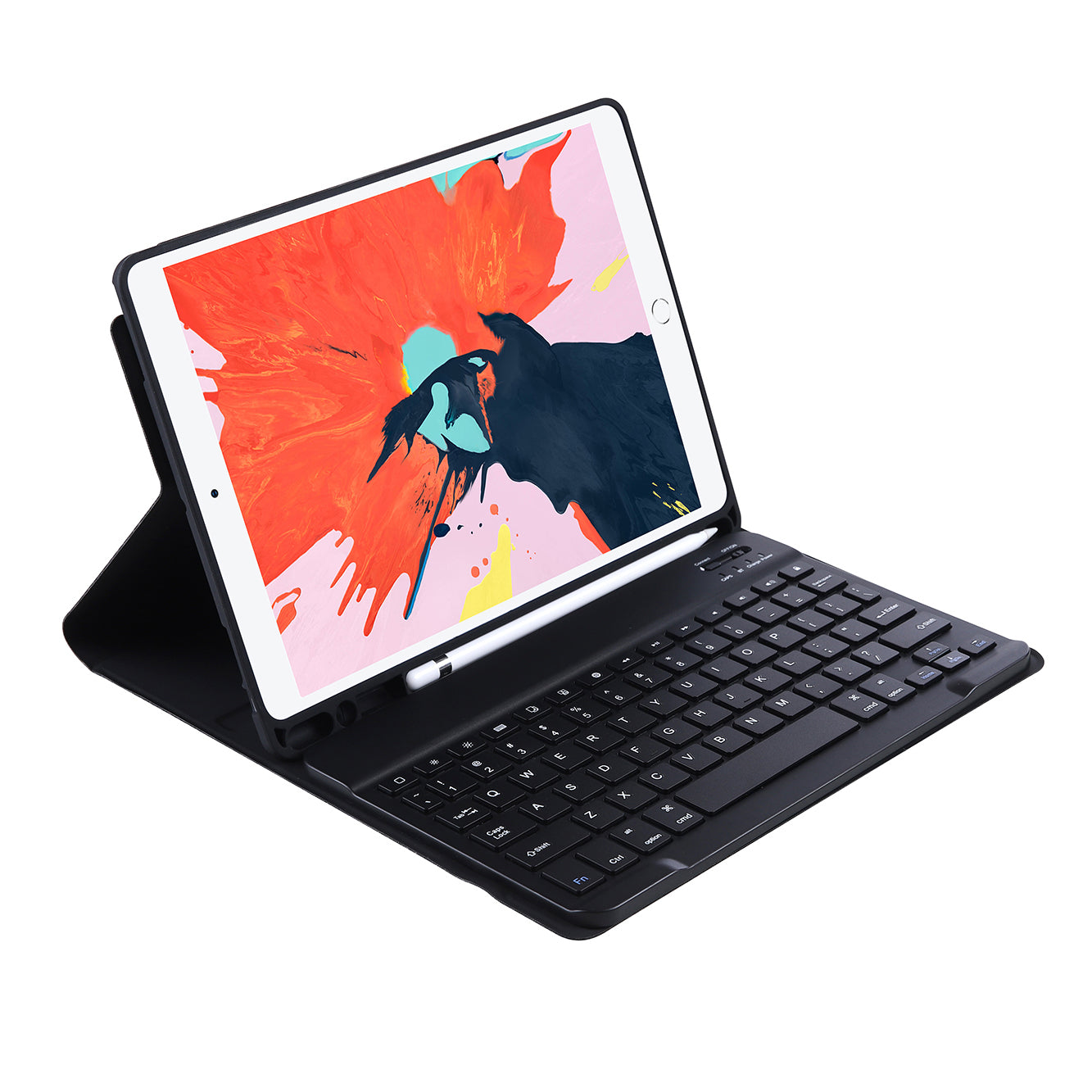 Bluetooth Keyboard Leather Stand Tablet Shell Case for iPad Pro 11-inch (2020)/(2018)
