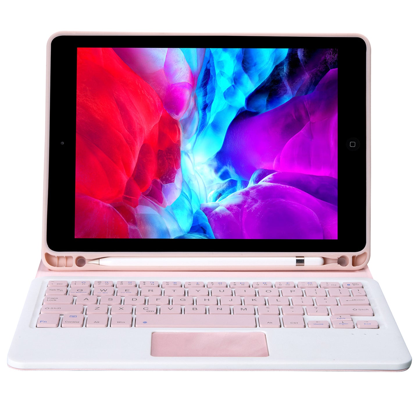 T102B-A Bluetooth Keyboard with Case for iPad 10.2 (2021)/(2020)/(2019)/iPad Air 10.5 inch (2019)