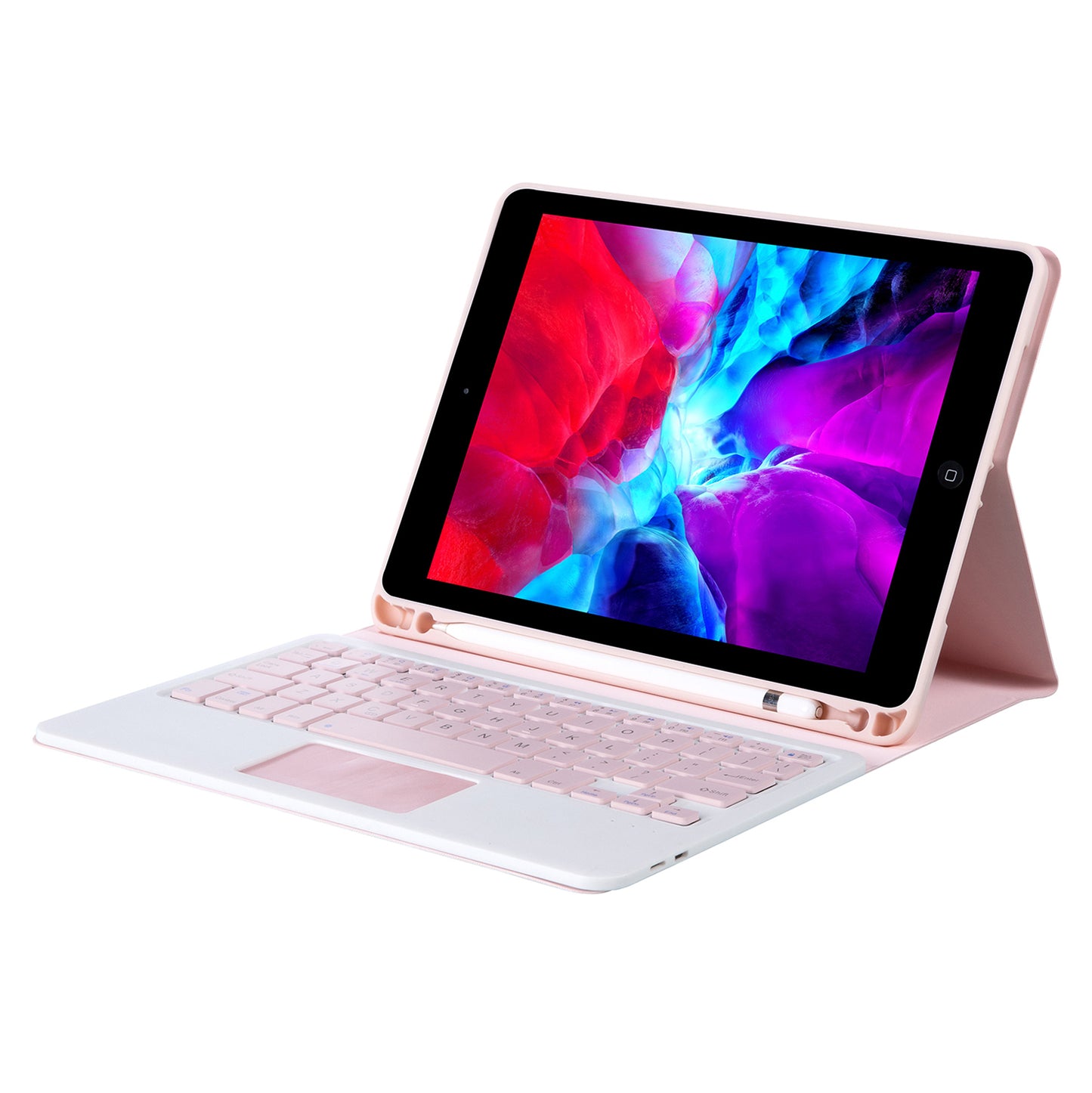 T102B-A Bluetooth Keyboard with Case for iPad 10.2 (2021)/(2020)/(2019)/iPad Air 10.5 inch (2019)