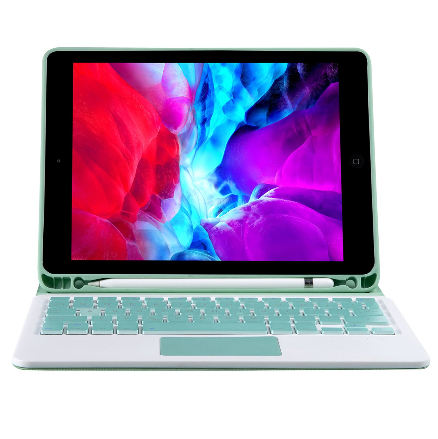 T102B-A Bluetooth Keyboard with Case for iPad 10.2 (2021)/(2020)/(2019)/iPad Air 10.5 inch (2019)