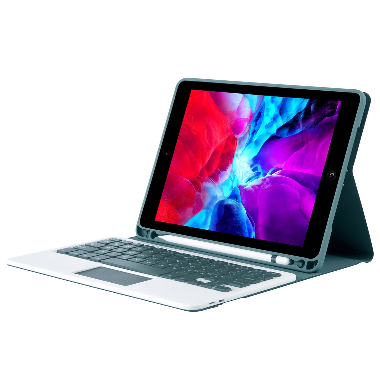T102B-A Bluetooth Keyboard with Case for iPad 10.2 (2021)/(2020)/(2019)/iPad Air 10.5 inch (2019)