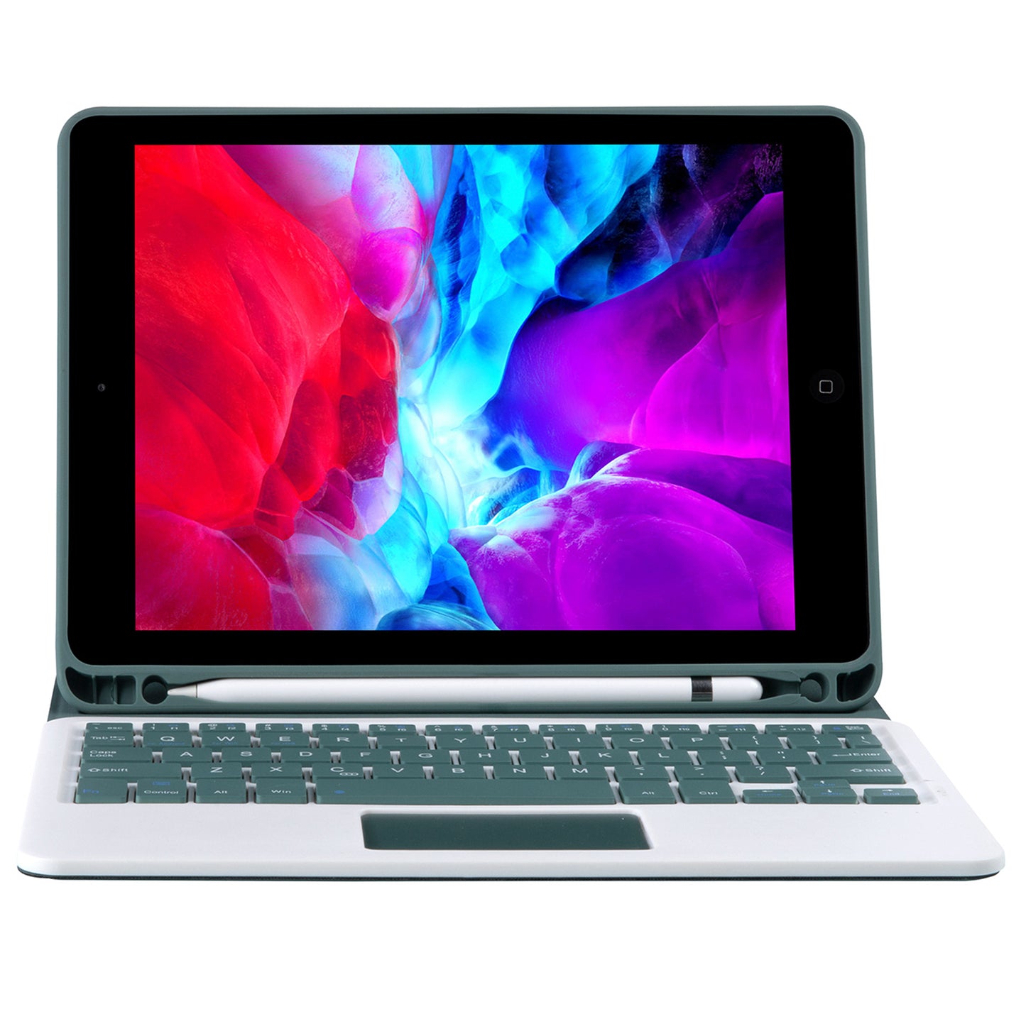 T102B-A Bluetooth Keyboard with Case for iPad 10.2 (2021)/(2020)/(2019)/iPad Air 10.5 inch (2019)