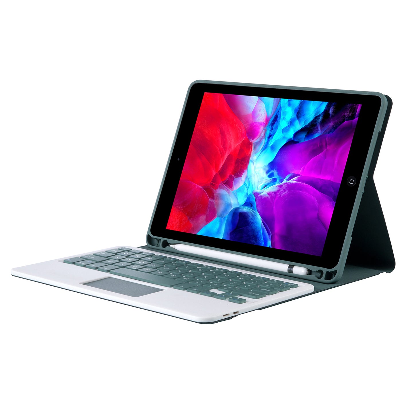T102B-A Bluetooth Keyboard with Case for iPad 10.2 (2021)/(2020)/(2019)/iPad Air 10.5 inch (2019)