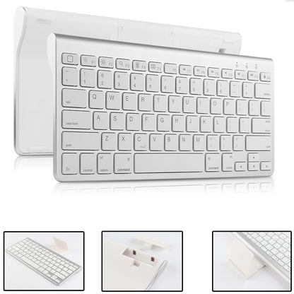JIUYU JP139 Wireless Bluetooth Keyboard with Folding Bracket