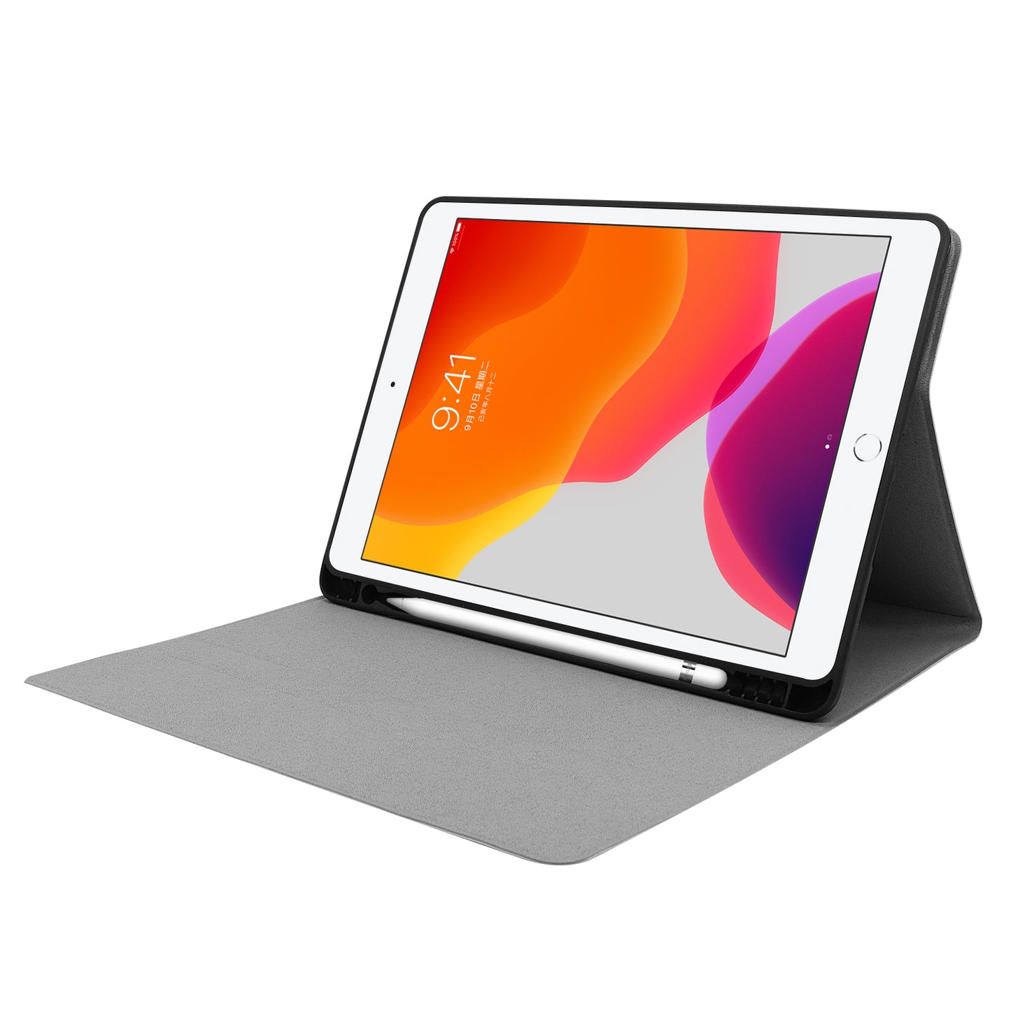 SK-1026 Wireless Touch Bluetooth Keyboard Case Multi-Angles Viewing Stand Protective Leather Shell Cover for iPad 10.2 (2021)/(2020)/(2019)