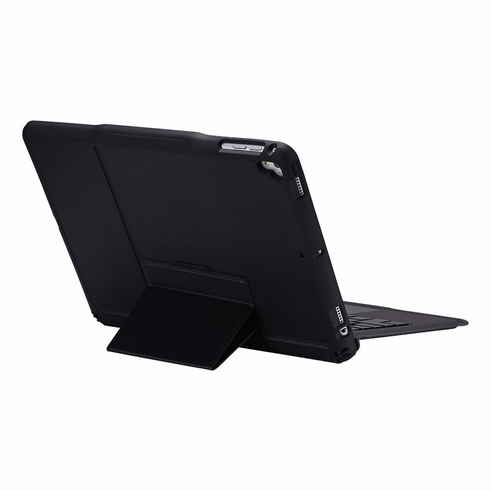 T206D Bluetooth Keyboard Leather Case with Colorful Backlit for iPad 10.2 (2021)/(2020)/(2019)