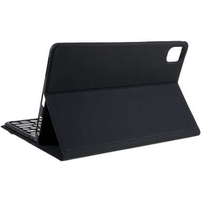 For Xiaomi Pad 5/5 Pro Round Cap Wireless Bluetooth Keyboard + Stand Design PU Leather Tablet Case