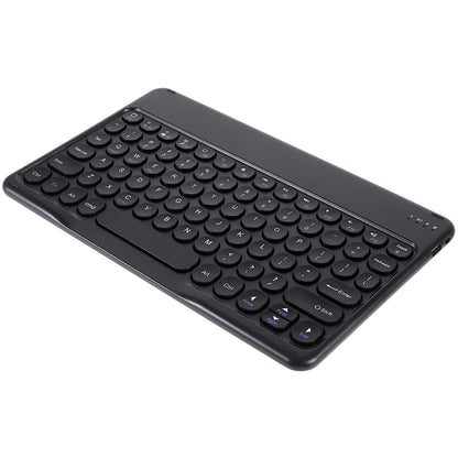 For Xiaomi Pad 5/5 Pro Round Cap Wireless Bluetooth Keyboard + Stand Design PU Leather Tablet Case