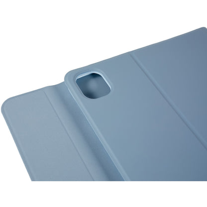 For Xiaomi Pad 5/5 Pro PU Leather Stand Case Tablet Cover + Round Cap Wireless Bluetooth Keyboard with Touchpad