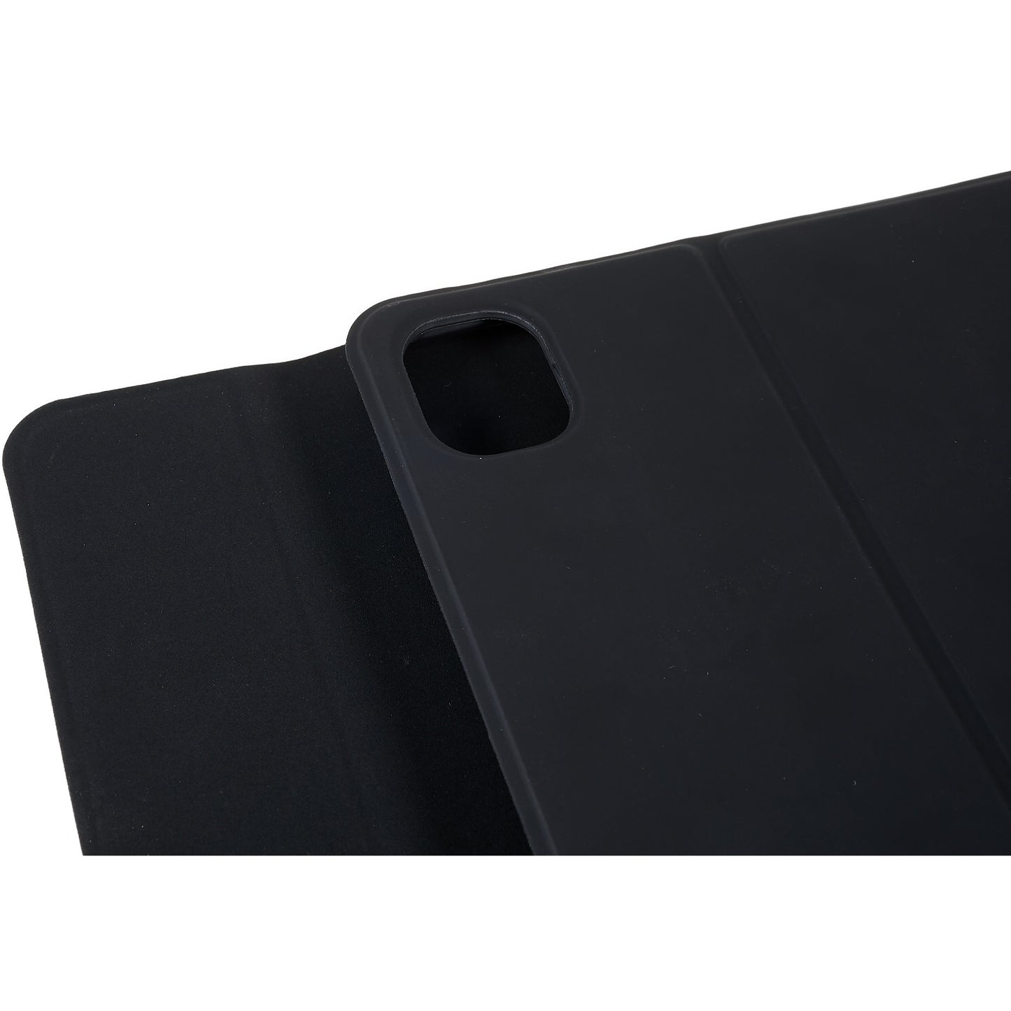 For Xiaomi Pad 5/5 Pro PU Leather Stand Case Tablet Cover + Round Cap Wireless Bluetooth Keyboard with Touchpad